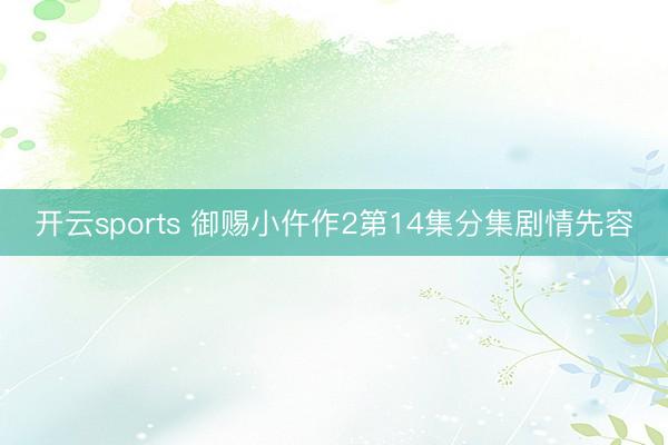 开云sports 御赐小仵作2第14集分集剧情先容
